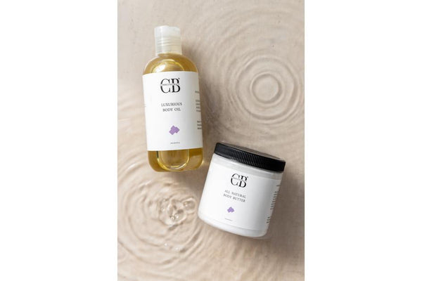 JEYANCIE Beauty body care bundle featuring luxurious body oil and all-natural body butter for glowing skin