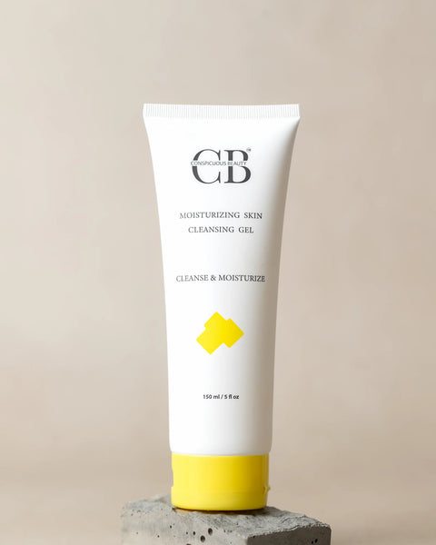 Moisturizing skin cleansing gel for gentle face cleansing and hydrated skin