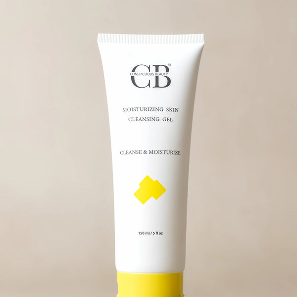 Moisturizing skin cleansing gel for gentle face cleansing and hydrated skin